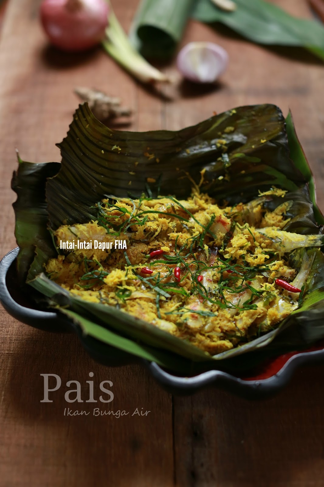 Resepi Pais Ikan Bunga Air Kongsi Resepi
