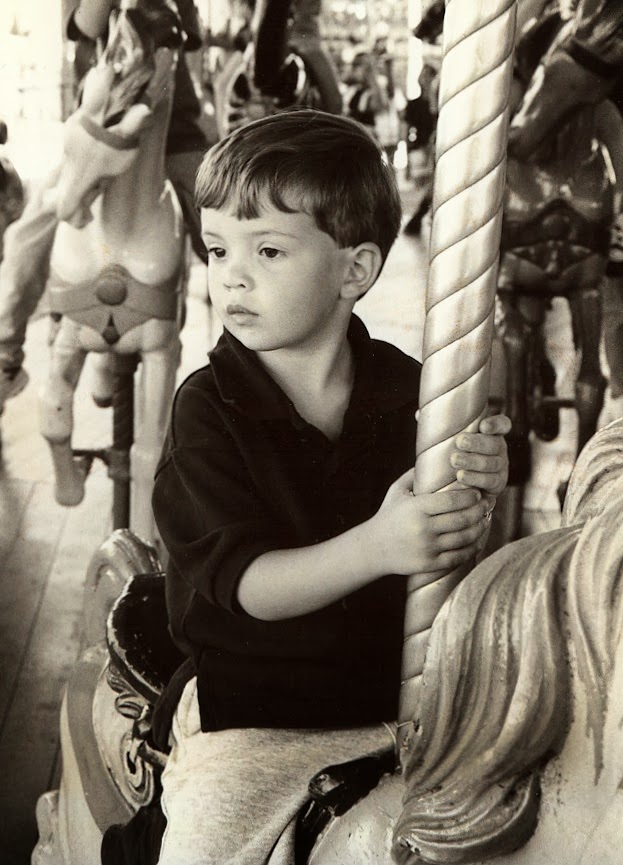Alexander Beiersdorf onthe Carousel at the State Fair of Texas