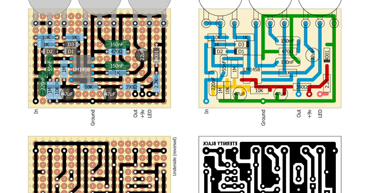 Perf and PCB Effects Layouts: Lovepedal Eternity