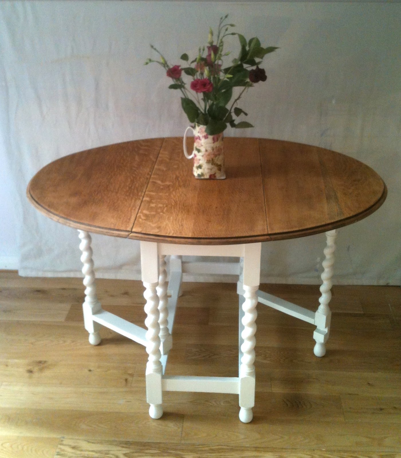 BowieBelle Vintage & Upcycled Furniture: Barley Twist Table Dining ...