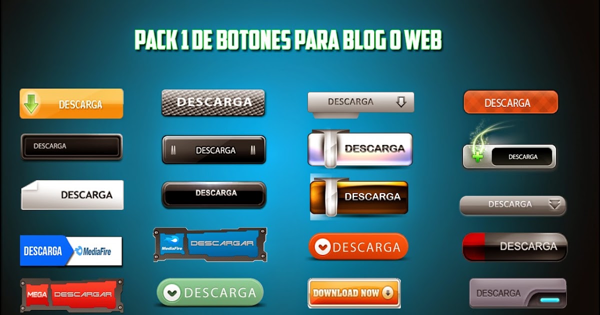 * LOS MEJORES BOTONES PARA WEB VideoZone
