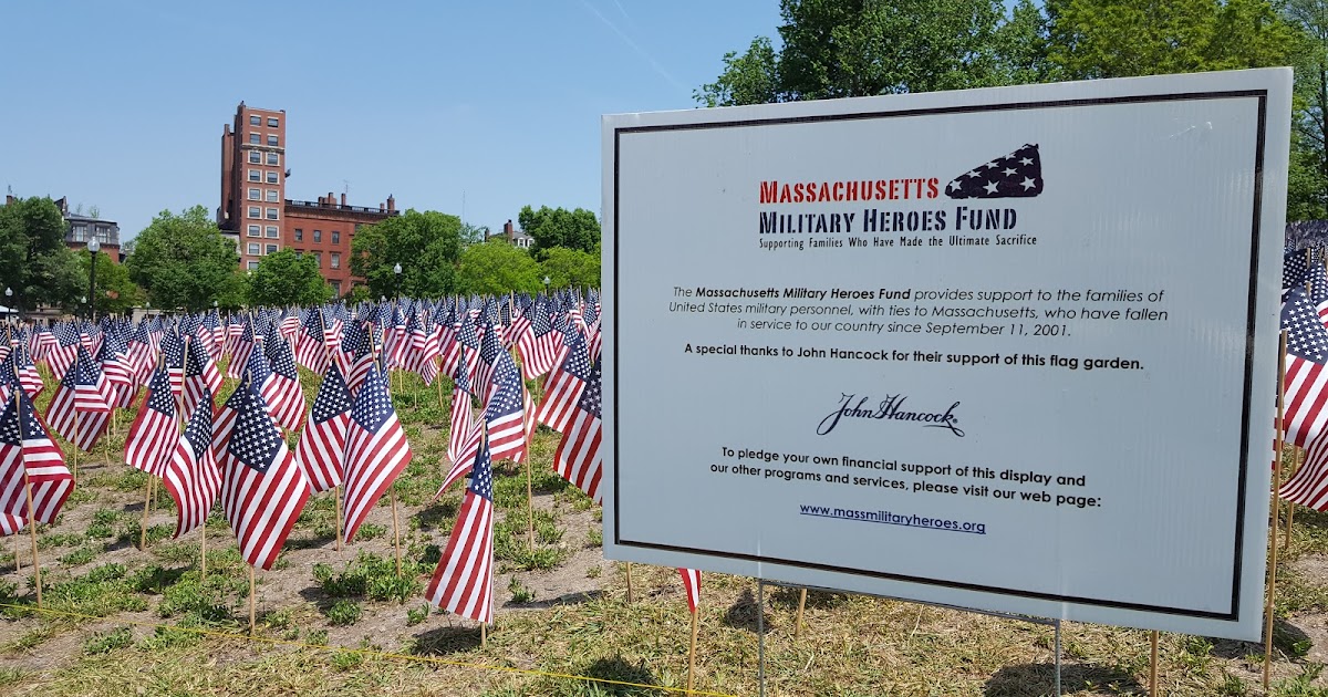 Franklin Matters Boston Common flag garden 2016