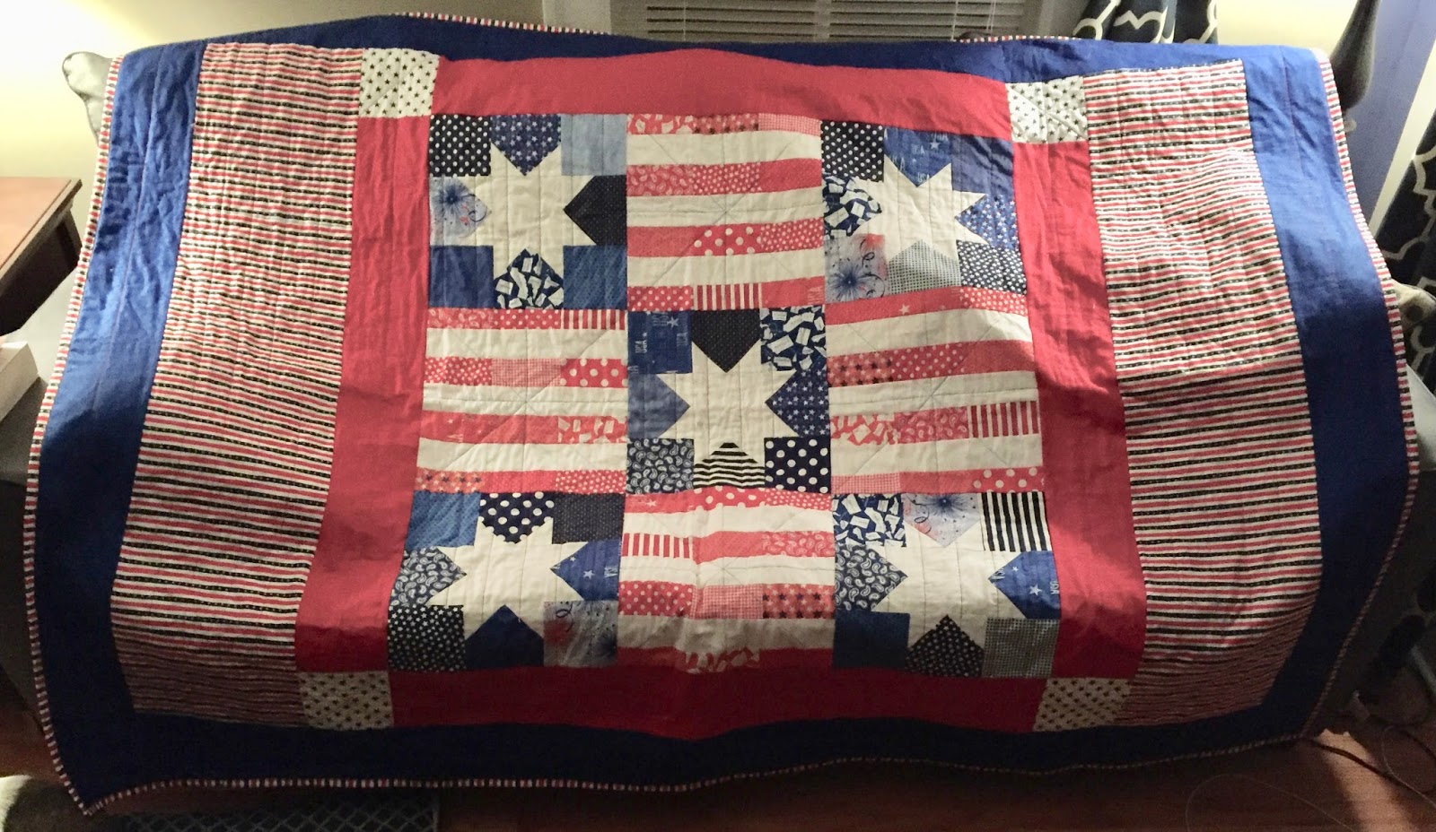 Sew Many Quilts & More! Patriotic Quilt of Valor