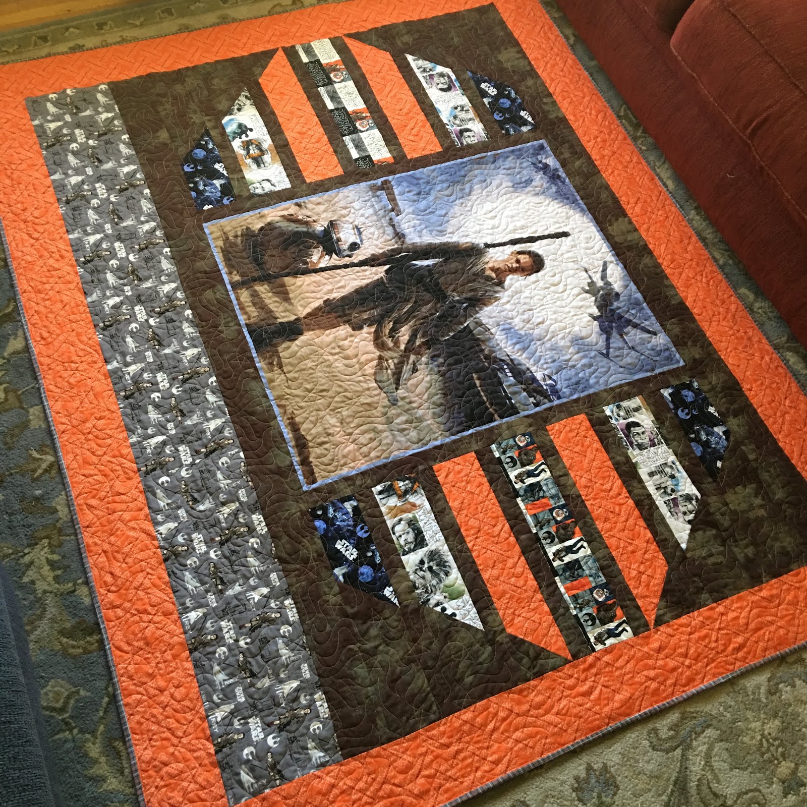 Grace and Peace Quilting Star Wars 7 Quilt