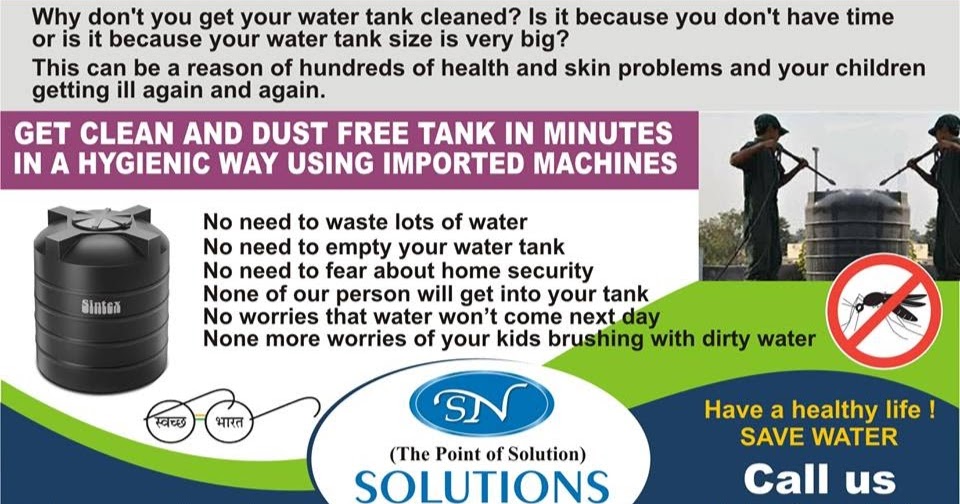 Water Tank Cleaning Services Delhi
