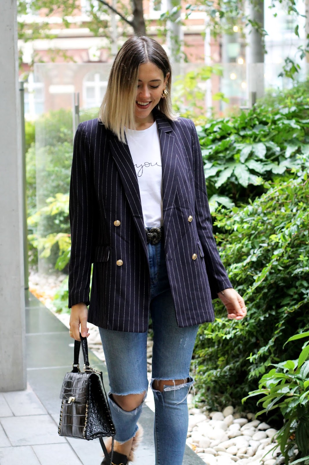 Pinstripes Raya diplomática