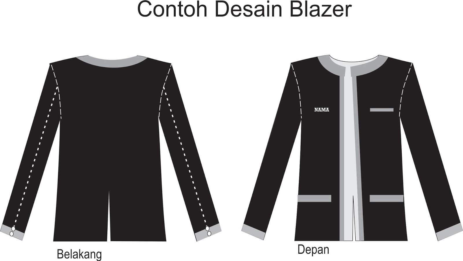 Download Desain Blazer Keren CDR Ucorel