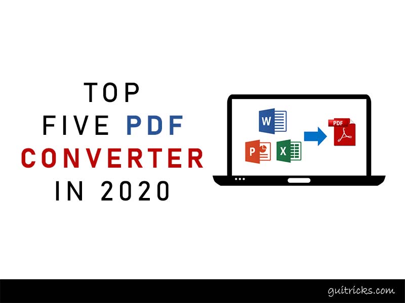 Top 5 PDF Converters