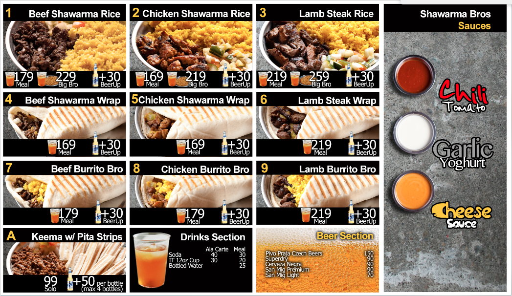 Sand Under My Feet Shawarma Bros Now Open at U.P. Town Center