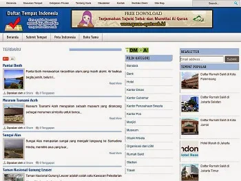 Daftartempat.com menyediakan daftar alamat lengkap di Indonesia
