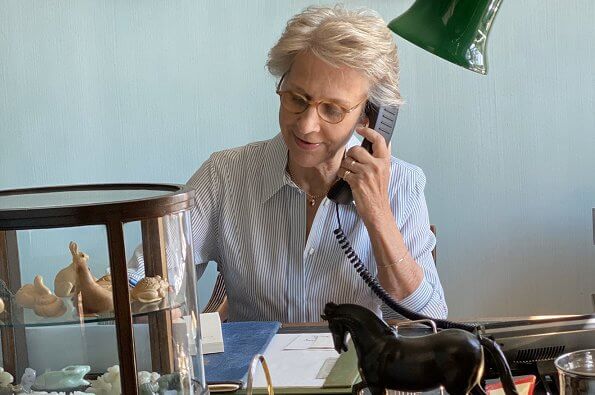 Duchess of Gloucester joined a call with Kay Boycott, Caroline Fredericks and the charity’s services lead Helen Sinton