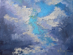 painting sky daily knife palette cloud painters oil schiff carol studio purchase quite touch international