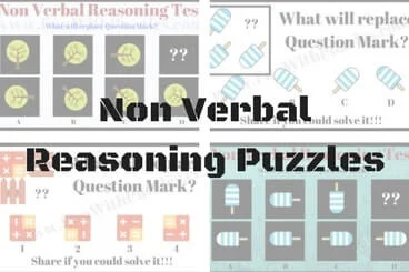 Non Verbal Reasoning Puzzles for Kids and Teens with Answers