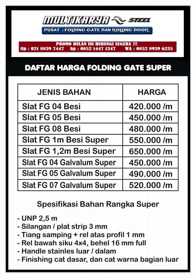 FOLDING GATE CILACAP MURAH ~ FOLDING GATE CILACAP MURAH FOLDING GATE CILACAP MURAH ~ FOLDING GATE CILACAP MURAH