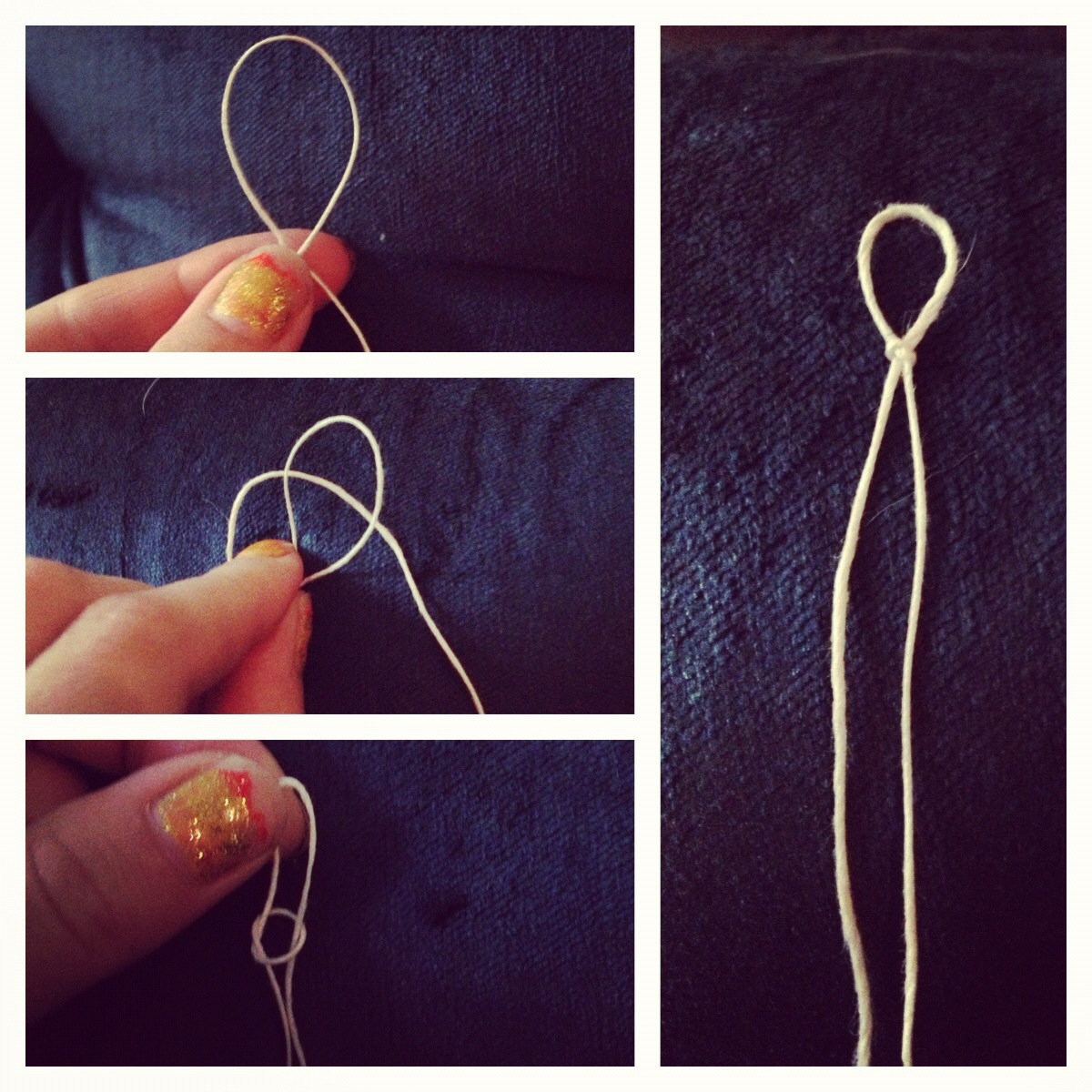 anything with a spine: how to tie a slipknot