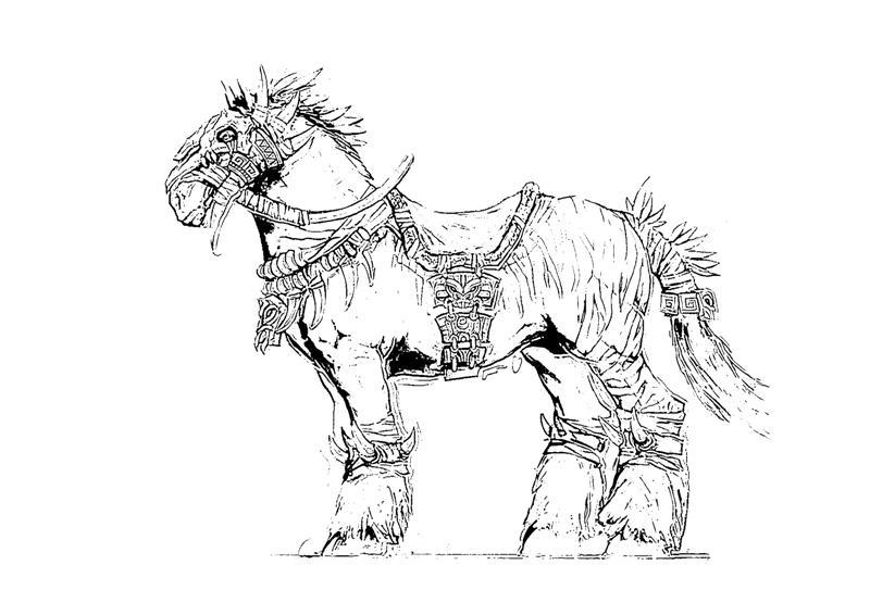 magical horse coloring pages - photo #41
