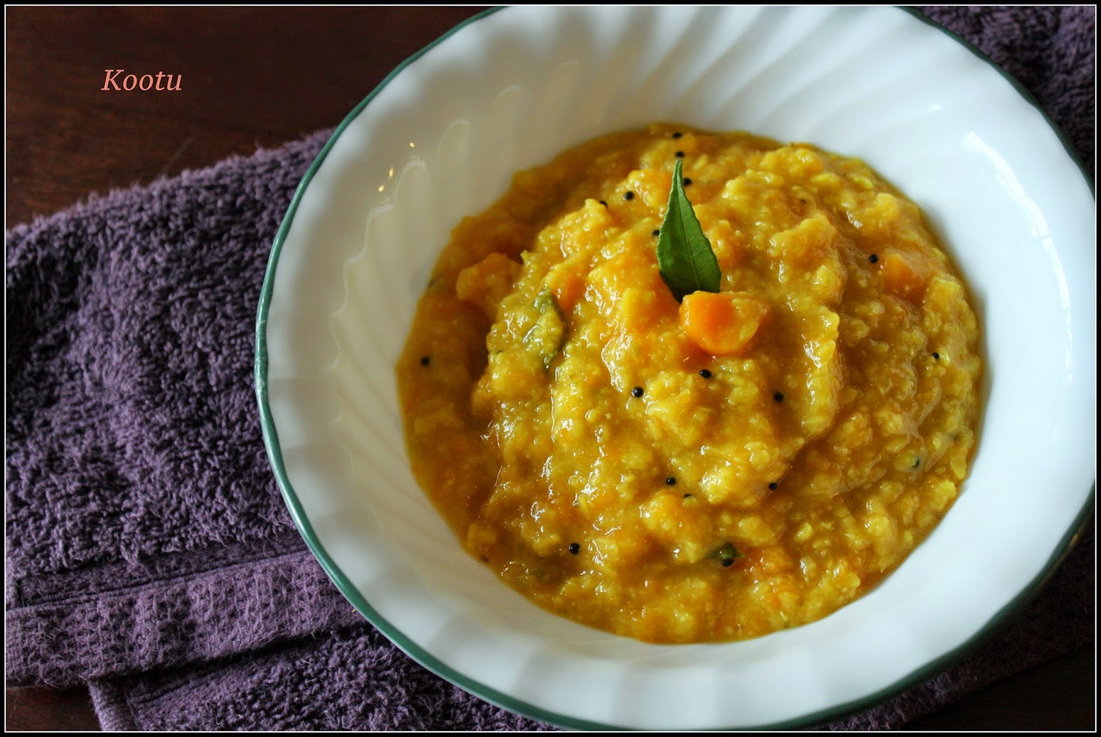 A Tribute to Cooking Butternut Squash Kootu / Butternut Squash Stew