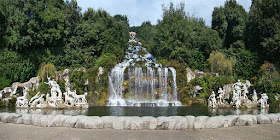 Vanvitelli's Grande Cascata waterfall is a feature of the Royal Palace's vast gardens