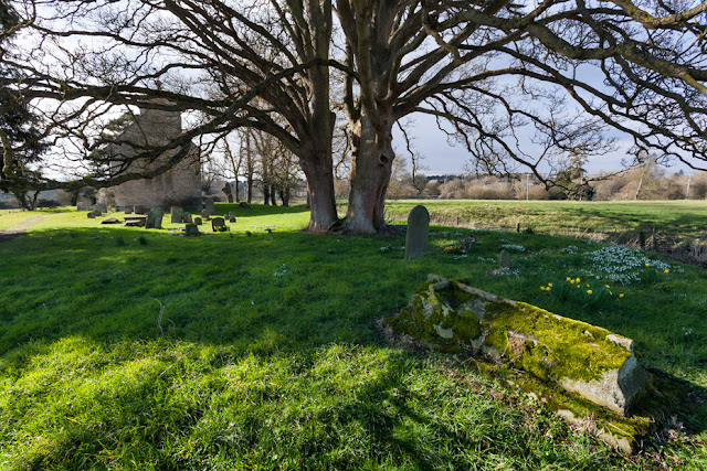 Hampton Gay church of St Giles and ancient grave stones by Martyn Ferry Photography