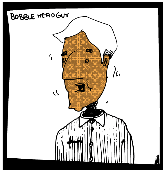 Michael Jon Freebridge. Bobble Gifs and The Human Toaster!