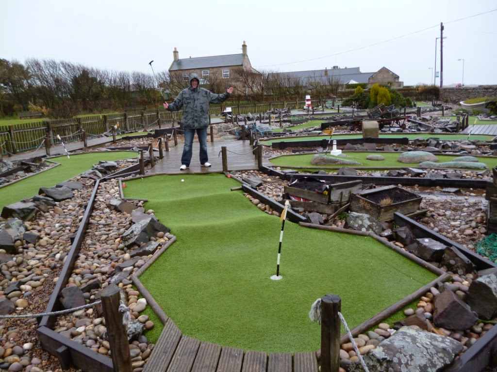 Mini Golf in Seahouses, Northumberland