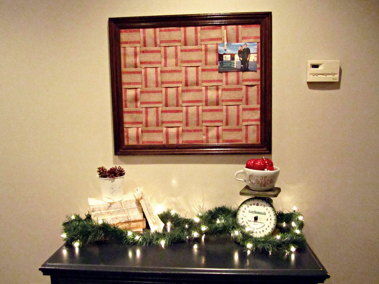 Door Christmas Card Holder 