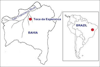 map of Toca da Esperanca site