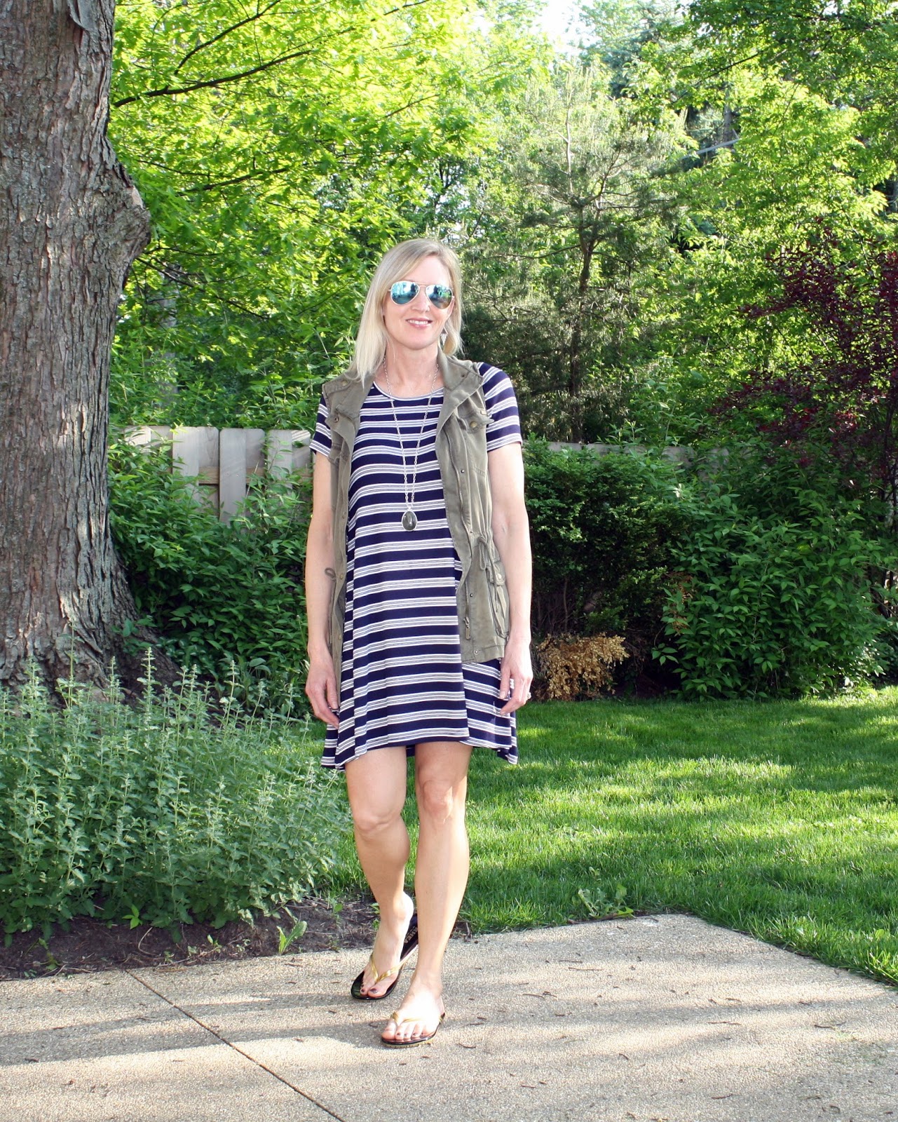 Easy Day Dress - Doused in Pink
