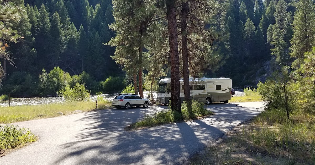 Wandering and Pondering: Mountain View Campground - Lowman ID