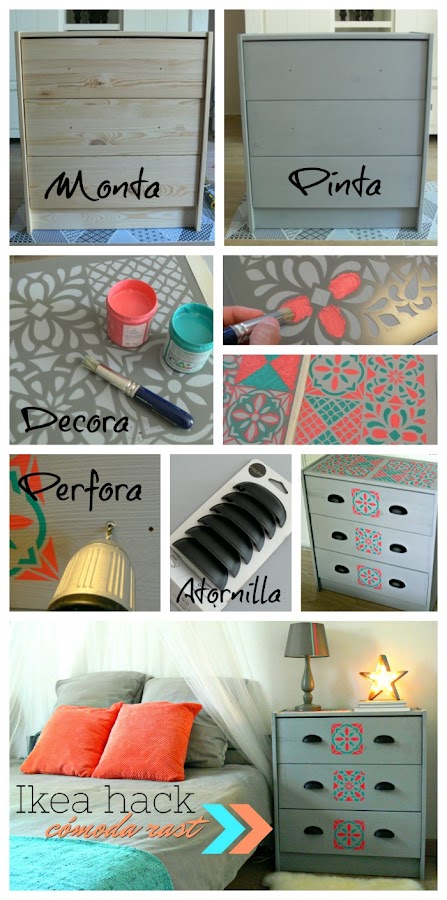 Cómo decorar una cajonera Rast de Ikea