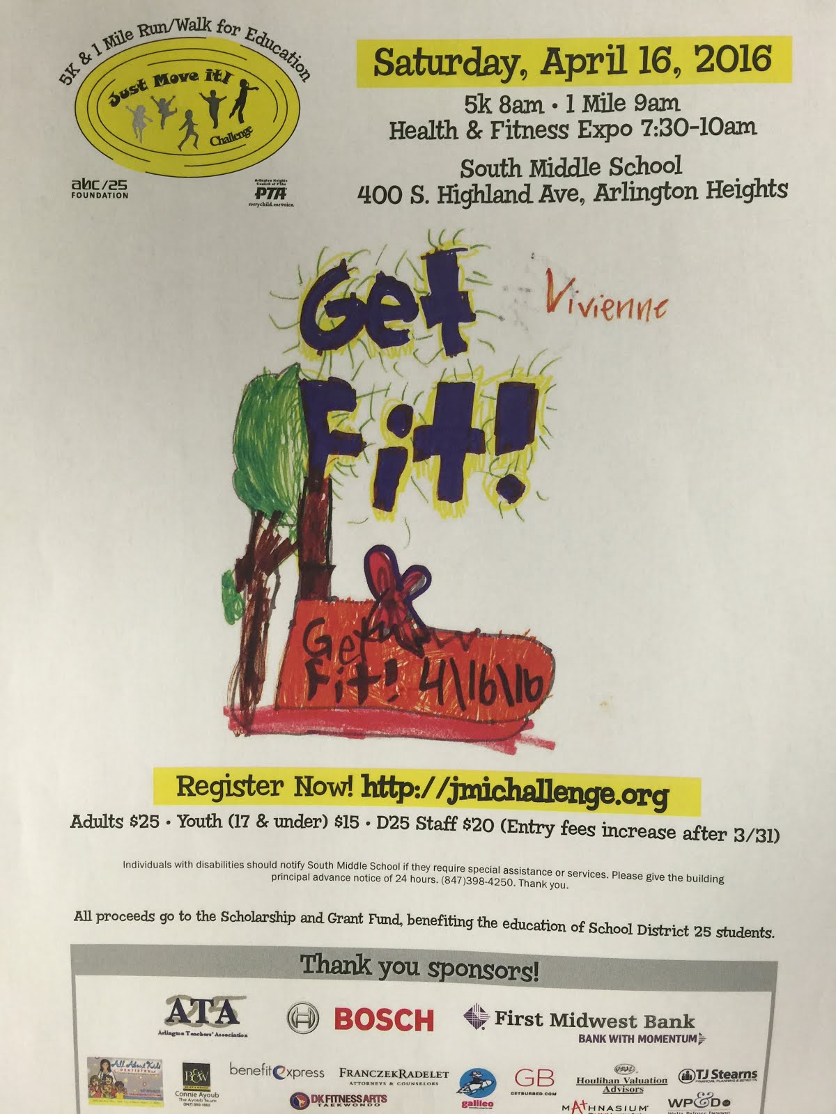 The Olive Branch Just Move It! Challenge Poster Design Winner