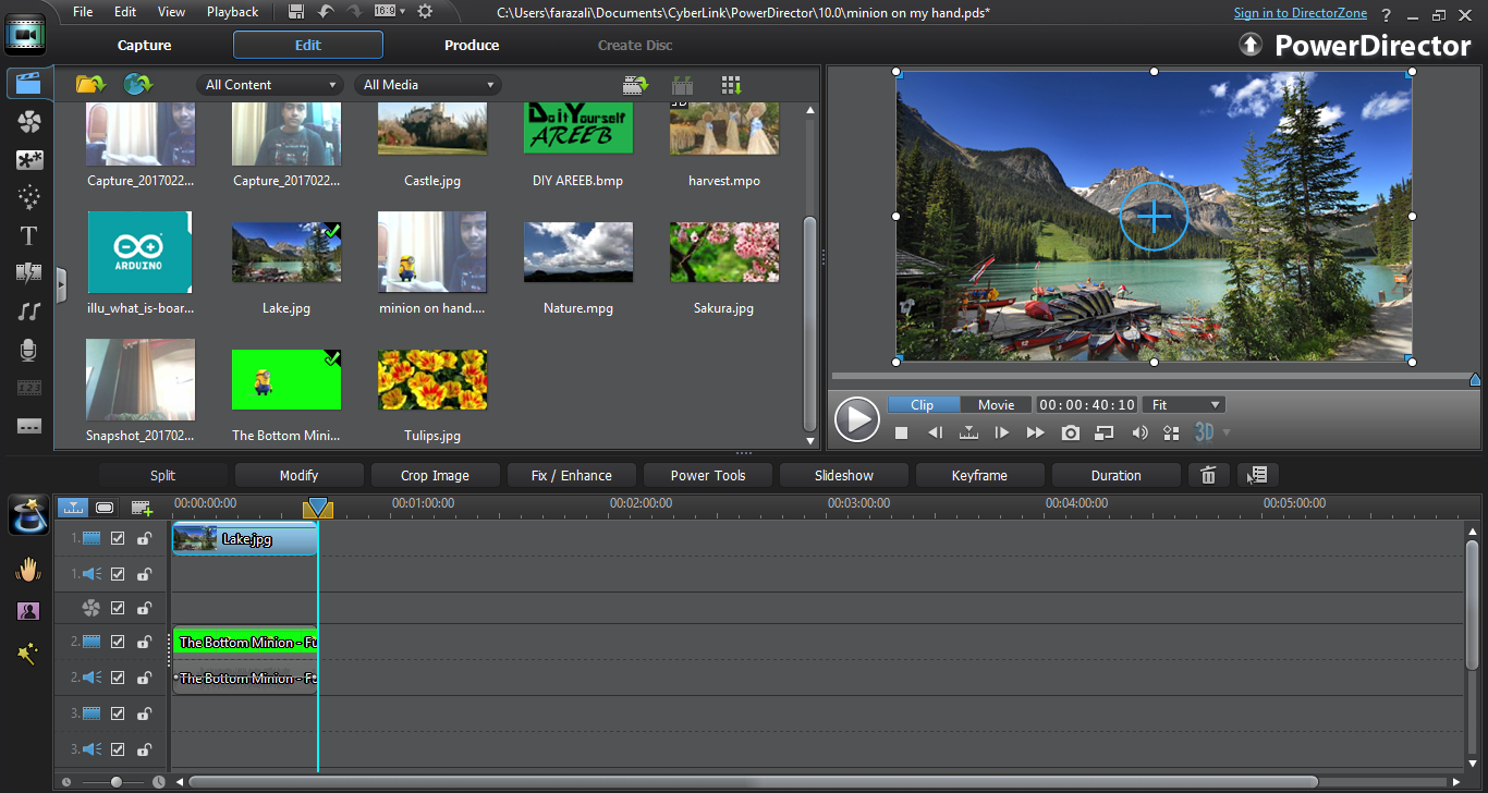 how to make a green screen video