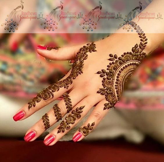 Punjabi Designer Suits: Simple Arabic Henna Mehndi Designs | 3D Mehndi ...