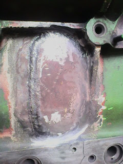 Metal Stitching of Jenbacher Engine Block Metal Stitching of Jenbacher Engine Block