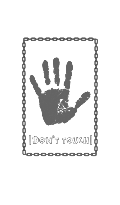 Fingermark Chain - Do Not Touch