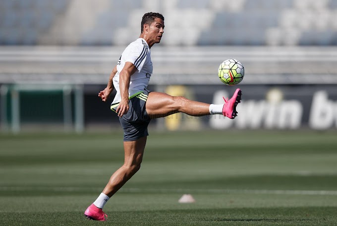 Record Breaker Cristiano Ronaldo wears 324K gold boots to break Raul record