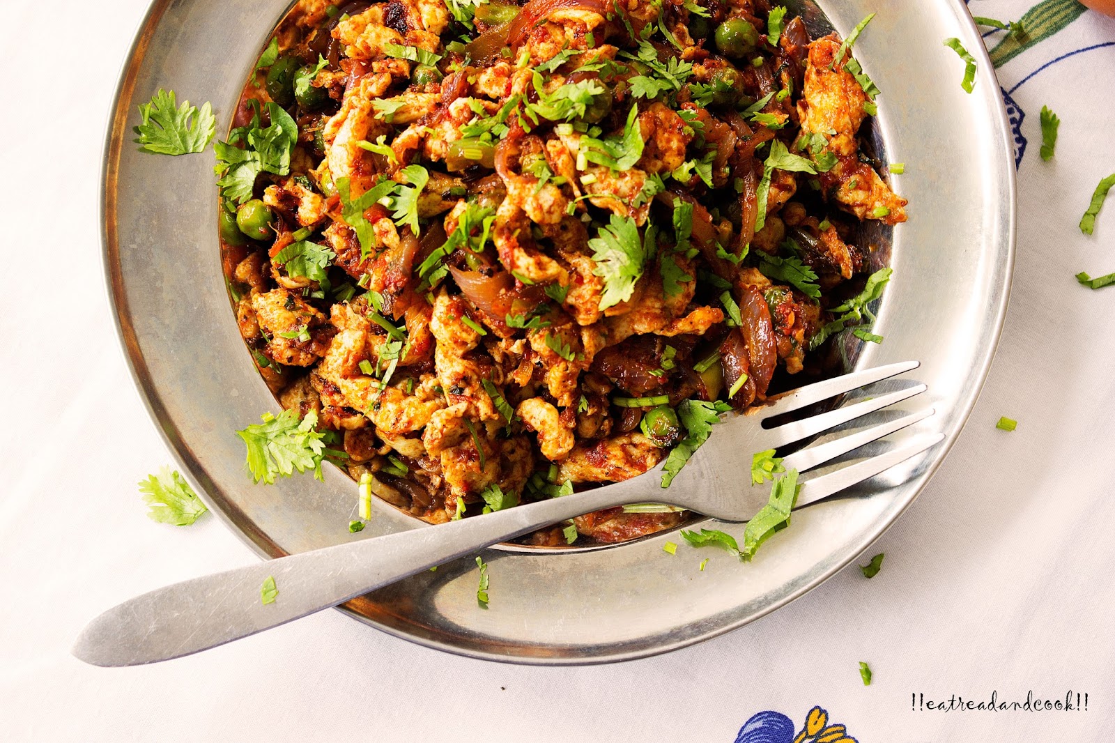 Masala Egg Bhurji / Spicy Scrambled Eggs