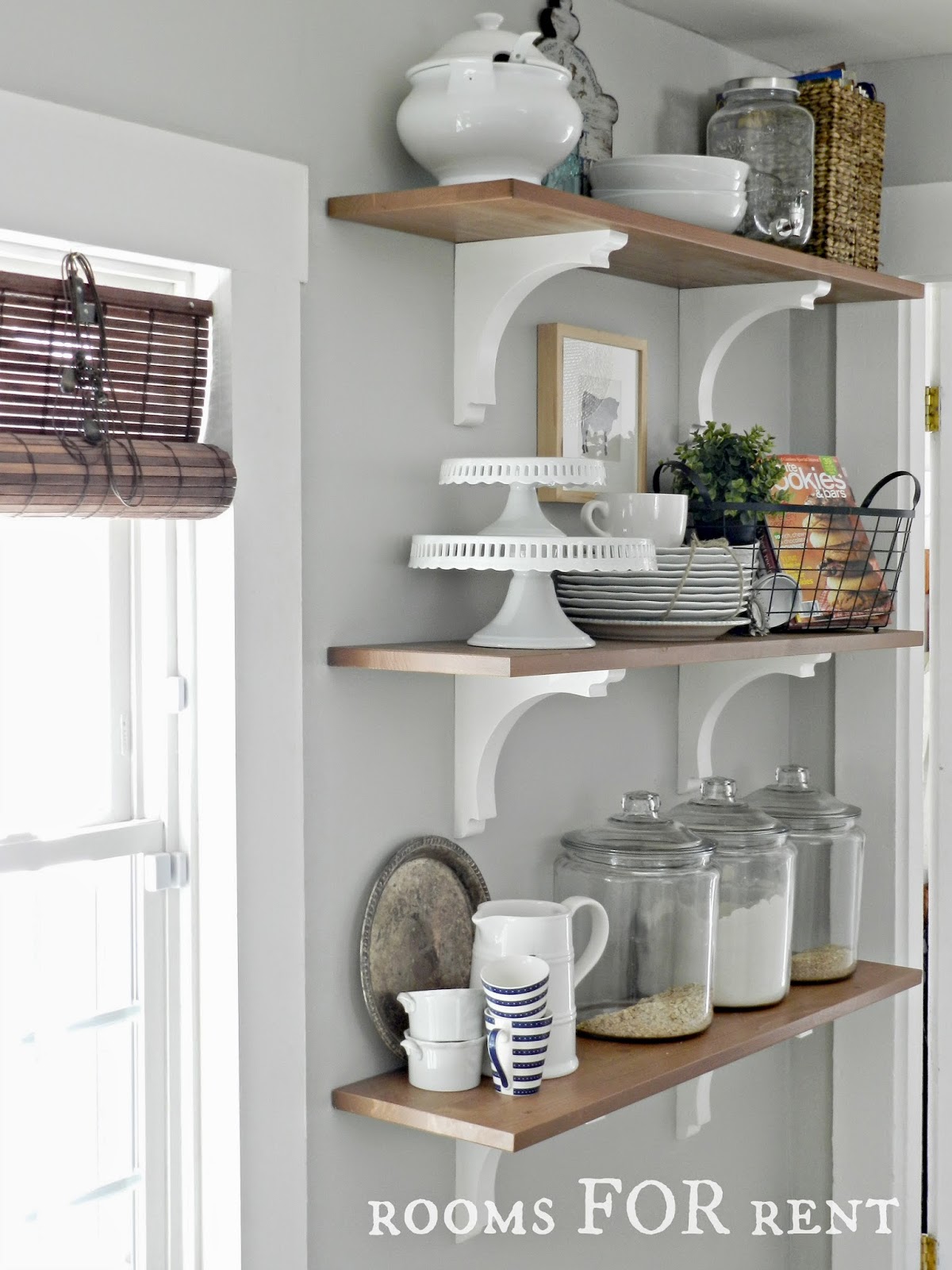 Decorating with Glass Canisters in the Kitchen anderson + grant
