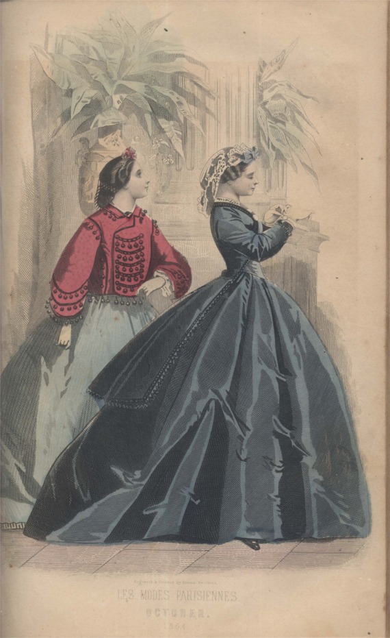 Civil War Era Clothing Civil War Era Fashion Plate October 1864