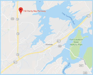 map to Rarity Bay, Vonore, TN