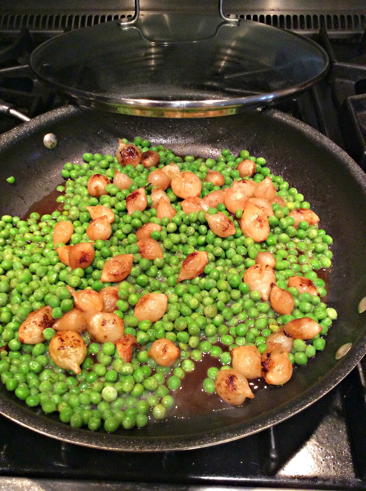 Sweet Baby Peas and Caramelized Onions