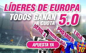 wanabet megacuota 5 combi ligas europeas ganan 27 febrero wanabet megacuota 5 combi ligas europeas ganan 27 febrero
