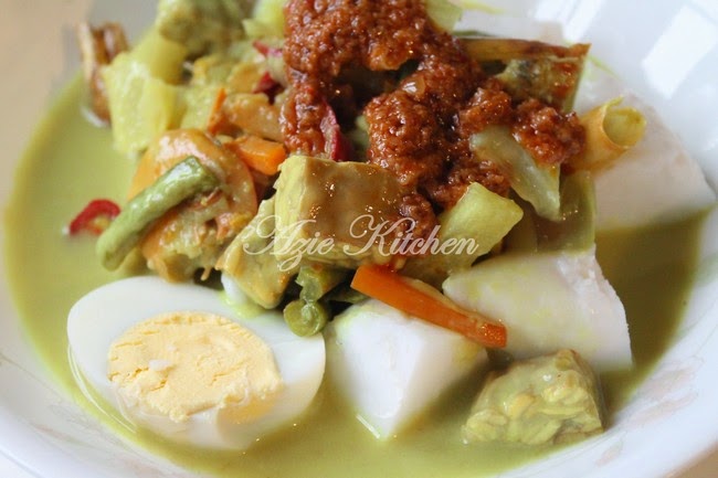 Lontong Nur Qaseh Buat Hidangan Raya