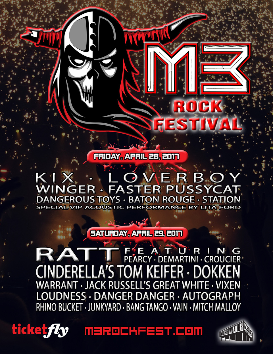 Boom. Currently Booming M3 Rock Festival Featured Artist RATT
