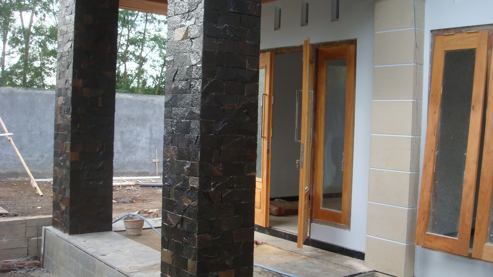 29+ Contoh Pilar Rumah Batu Alam