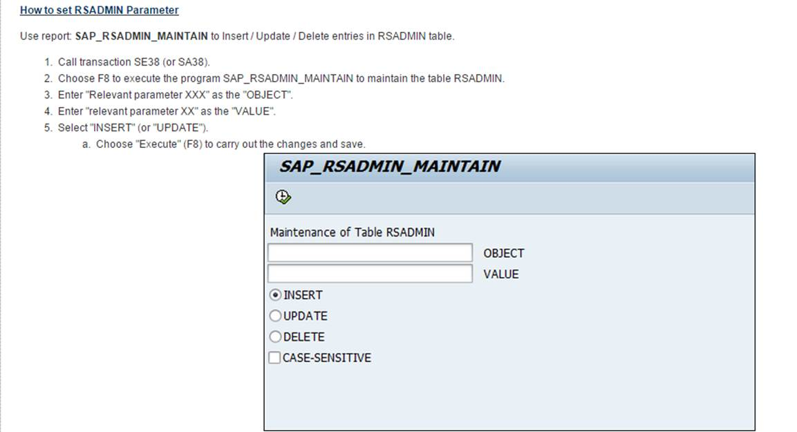 SAP BI SAP BW Configuration Basic System Settings