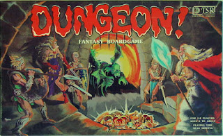 Cover of the Dungeon board game.
