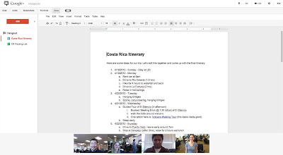 Ανοίξτε κοινό έγγραφο Google σε ομαδικό Hangout