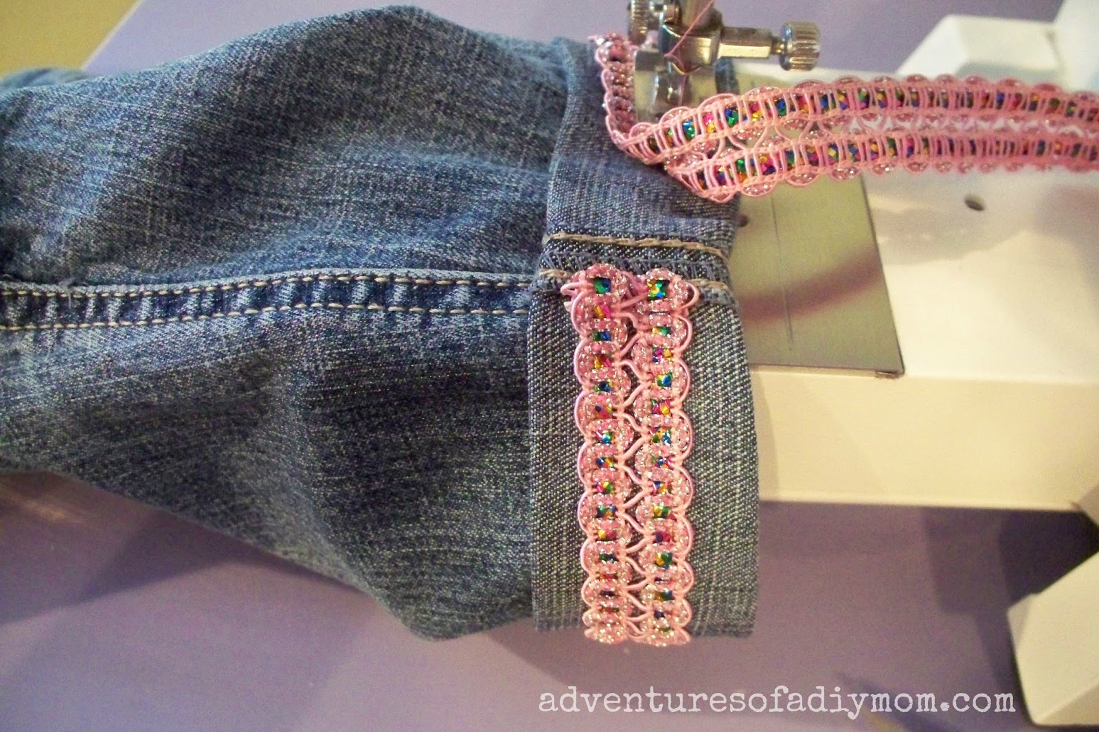 Cuffed Shorts with Ribbon and Buttons Cut off Jean Shorts