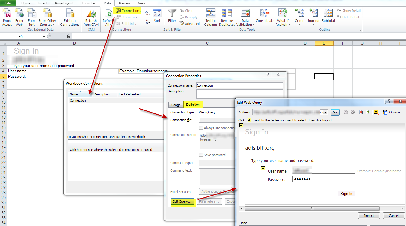 Practical Dynamics CRM: IFD Sign In Prompt for Dynamic Excel Exports